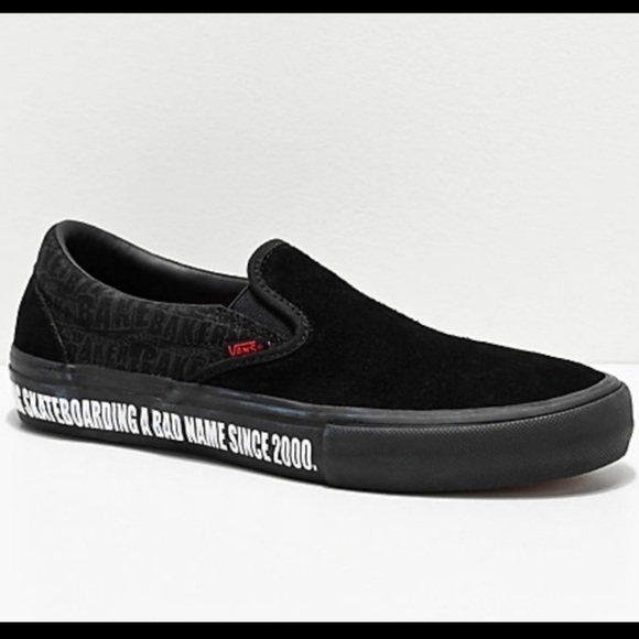Vans‎ x Baker Slip On Pro Sneakers Size 8 Women - Picture 1 of 13